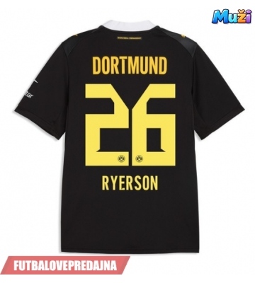 Lacne Muži Futbalové dres Borussia Dortmund Julian Ryerson #26 2026-27 Krátky Rukáv - Preč